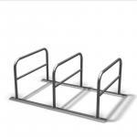 ABEX Stahlbau Fahrradständer aus Edelstahl für Stadtmöbel und öffentliche Bereiche.