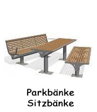 ABEX Produktgruppe Parkbänke Sitzbänke