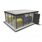 ABEX Stahlbau Rohrbiegen Stadtmöbel GmbH: Robuste, wetterfeste Lagerbox mit Belüftung und abschließb.