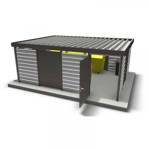 ABEX Stahlbau Rohrbiegen Stadtmöbel GmbH - Robuste Lagerhalle für Stahlbau und Stadtmöbelproduktion.