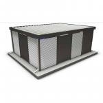 ABET Stahlbau Rohrbiegen Stadtmöbel GmbH: Robuste, moderne Stadtmöbel aus Stahl mit Rollläden für Si.